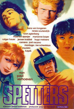 Dutch film poster of Spetters