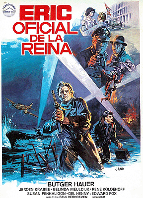 Spain film poster with spelling error (Butger Hauer)