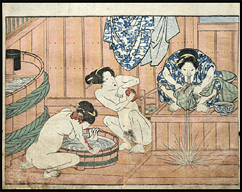 Public Bath - Utagawa Toyokuni I