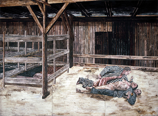 Birkenau I, 1999 Oil on canvas 137.8 x 189 inches