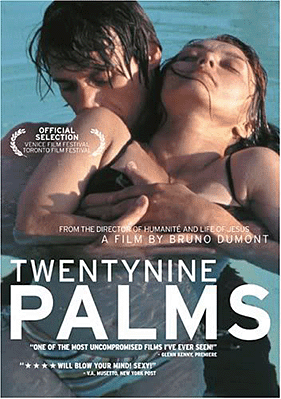 Film affiche for the movie ' Twentynine Palms' 